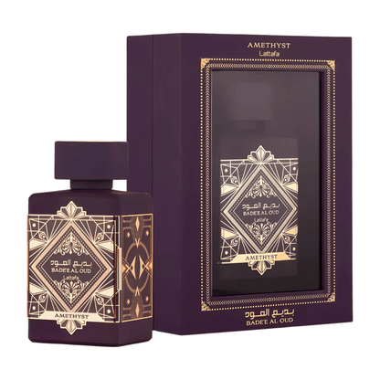 Bade'e Al Oud Amethyst Lattafa Eau de Parfum - Perfume Árabe Unissex